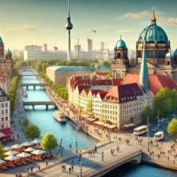 Stadtteil-Illustration Berlin-Mitte